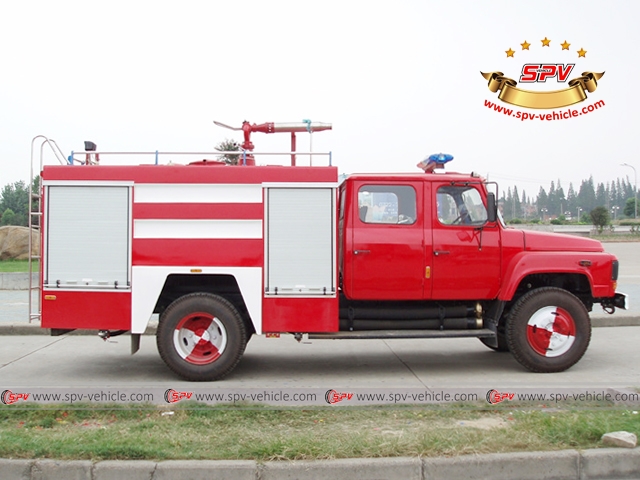 Side view of Fire Truck Side view of Fire Truck